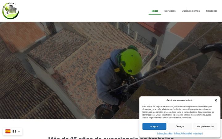 Screenshot of bentura.es