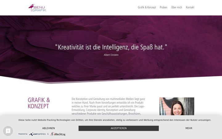 Screenshot of benu-grafik.de