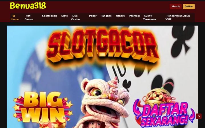 Screenshot of benua318.com