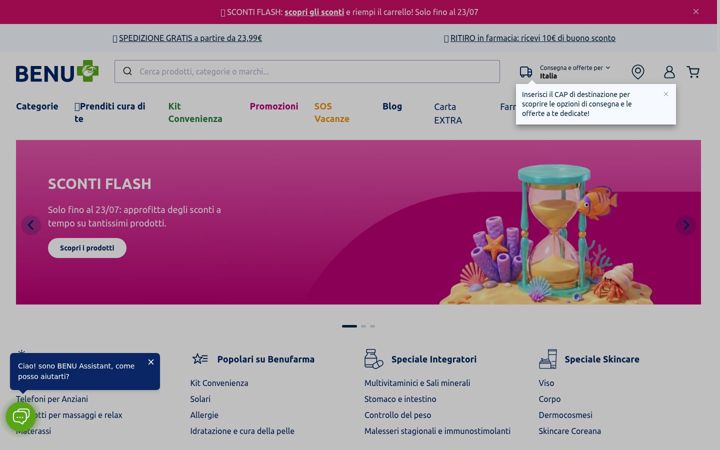 Screenshot of benufarma.it