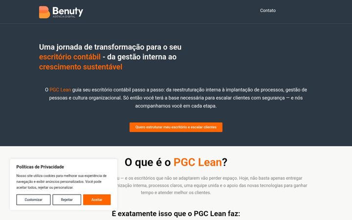 Skjermbilde av benuty.com.br