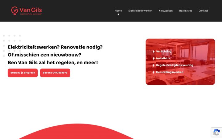 Screenshot of benvangils.be