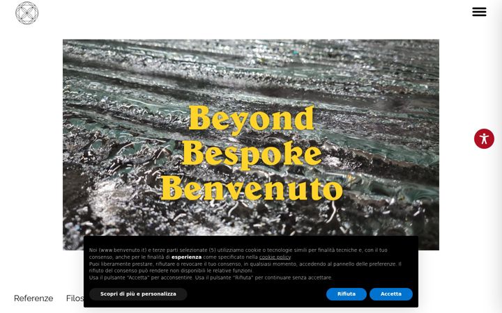 Screenshot of benvenuto.it