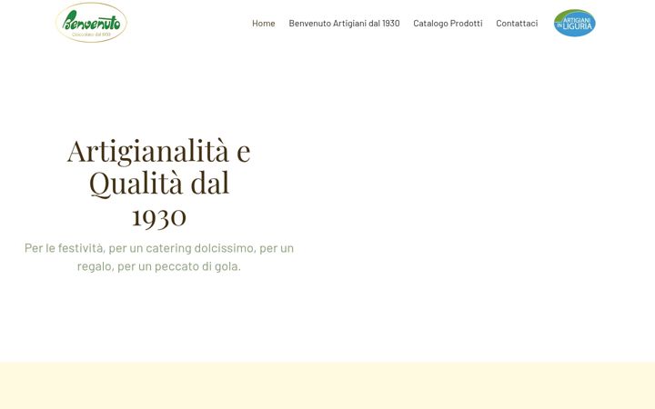 Screenshot of benvenutocioccolato.it