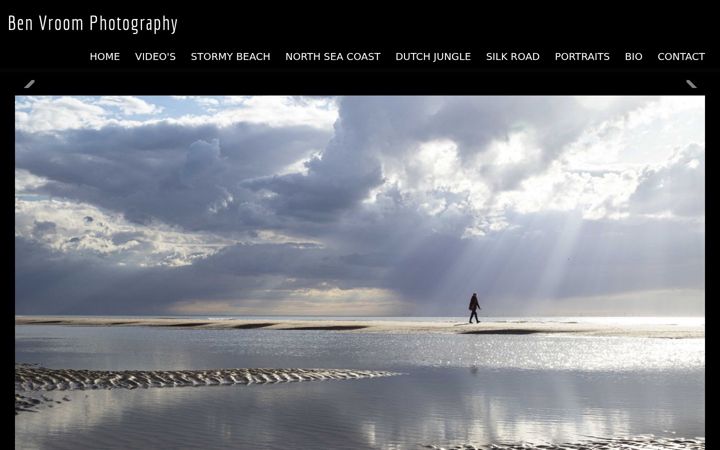 Screenshot of benvroom-photography.com