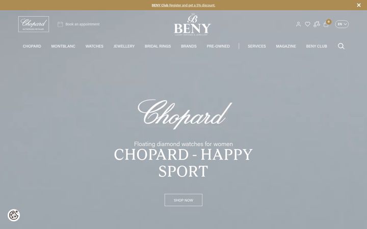 Captură de ecran a beny-jewellery.eu