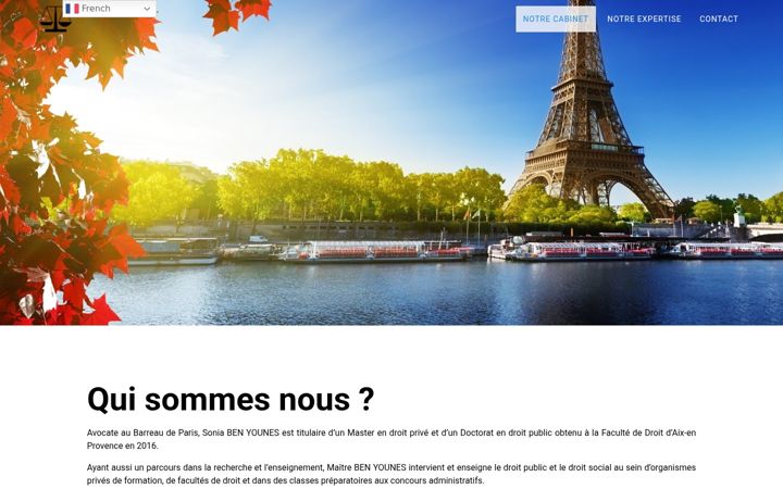 Screenshot of benyounes-avocat.fr