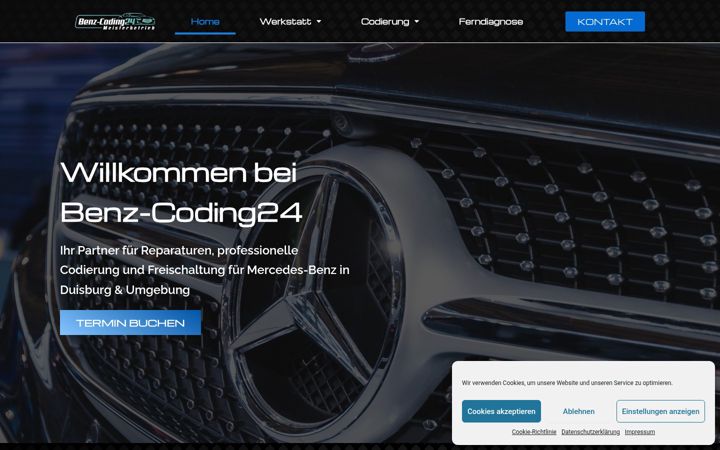 Screenshot of benz-coding24.de