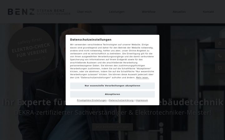 Snimka zaslona za benz-heidenheim.de