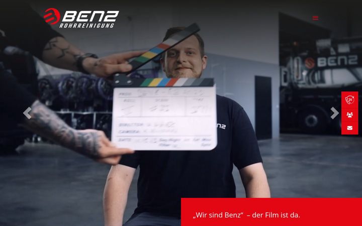 Screenshot of benz-rohrreinigung.de