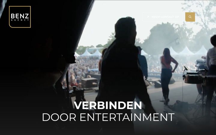 Zrzut ekranu benzagency.nl