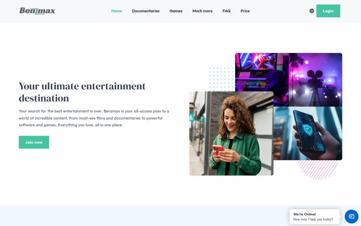 Screenshot of benzmax.com