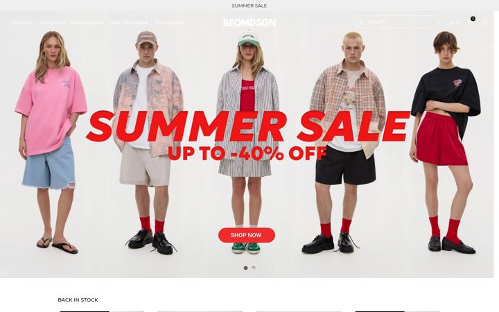 Screenshot of beomdesign.com.ua