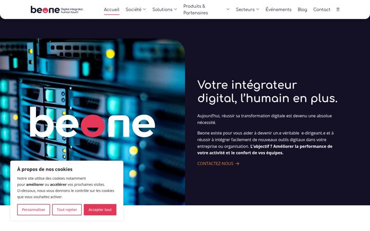 Screenshot of beone.be