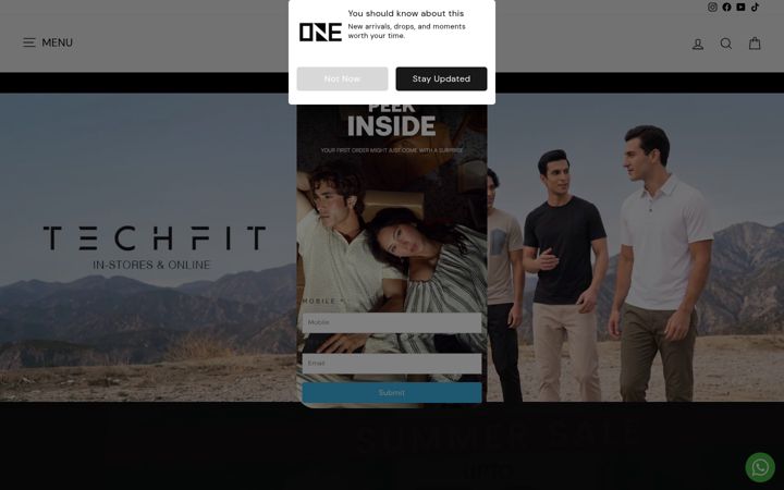 Screenshot of beoneshopone.com