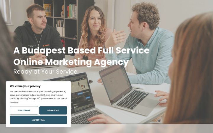 Screenshot of beonweb.agency
