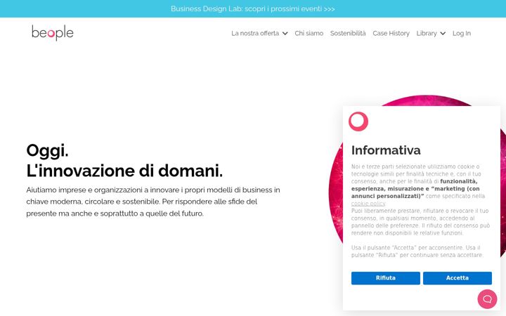 Screenshot of beople.it