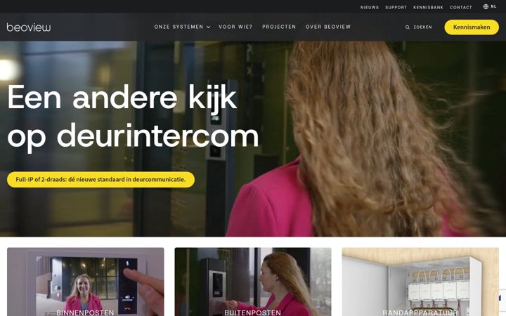 Screenshot of beoview.nl