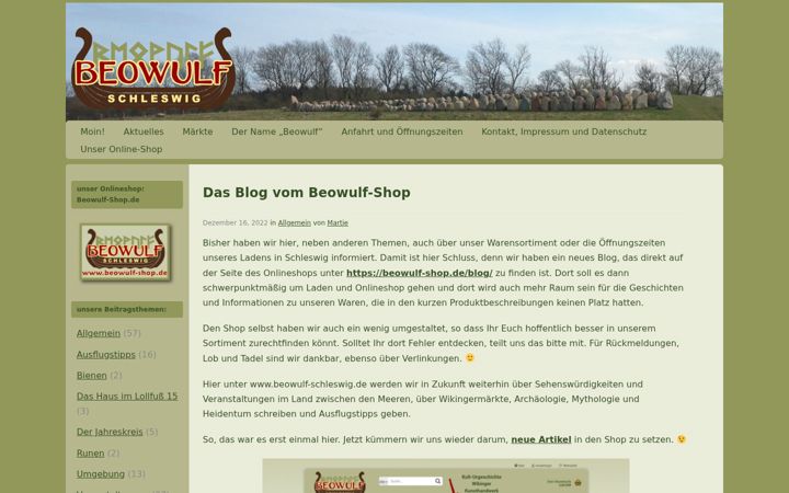 Skjermbilde av beowulf-schleswig.de