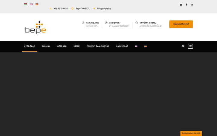 Screenshot di bepe.hu