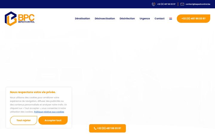 Screenshot of bepestcontrol.be