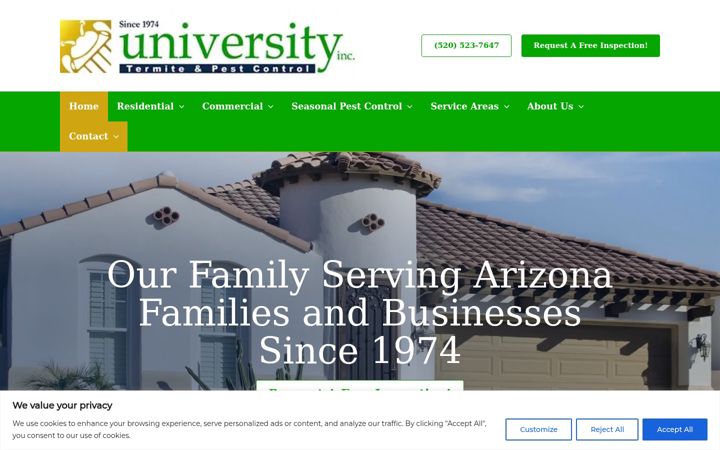 Screenshot of bepestfree.com