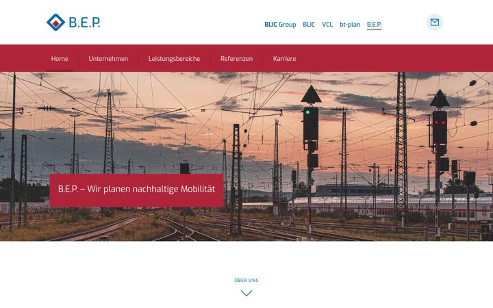 Screenshot of bepgmbh.de