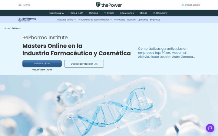 Screenshot of bepharma.es