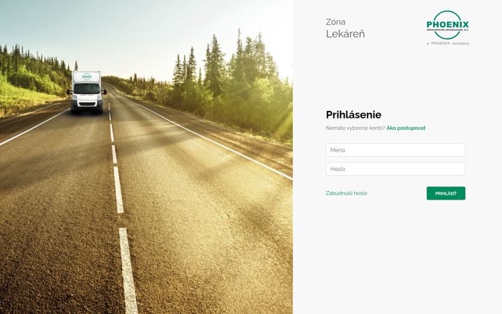 Screenshot of bephoenix.sk
