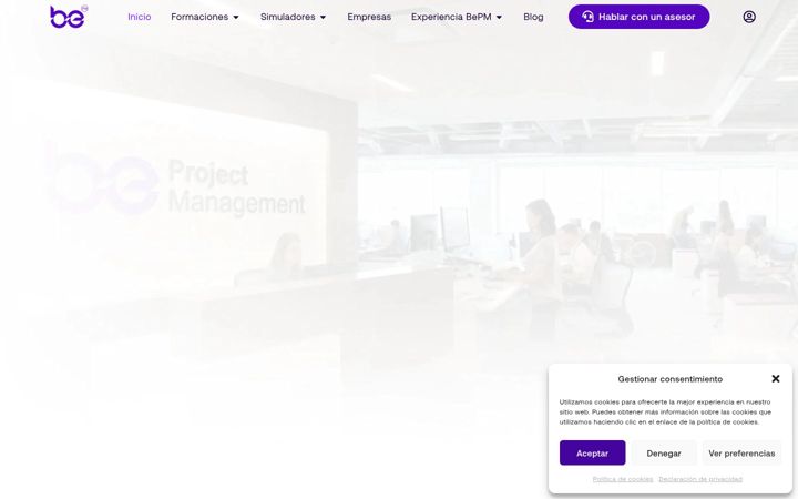 Screenshot of bepm.academy