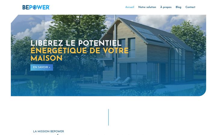 Screenshot of bepower.fr