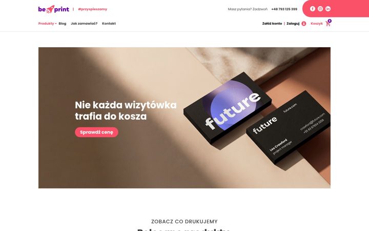 Skärmbild av beprint.pl