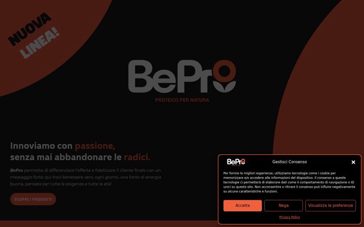 Screenshot of beproteic.com