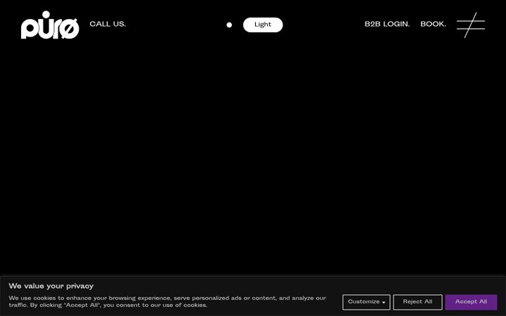 Screenshot of bepuro.com
