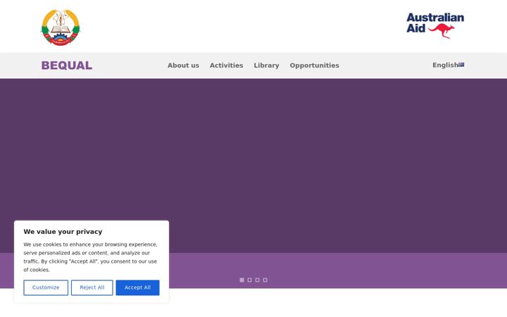 Screenshot of bequal-laos.org