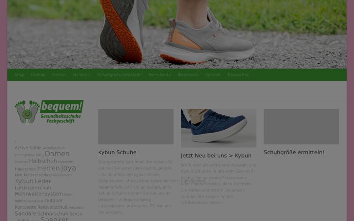 Screenshot of bequemschuhe-braunschweig.de.cool
