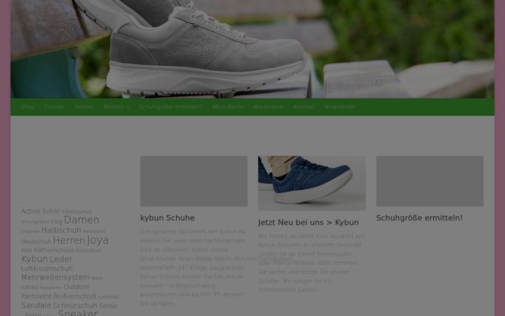 Kuvakaappaus sivustosta bequemschuhe-braunschweig.de