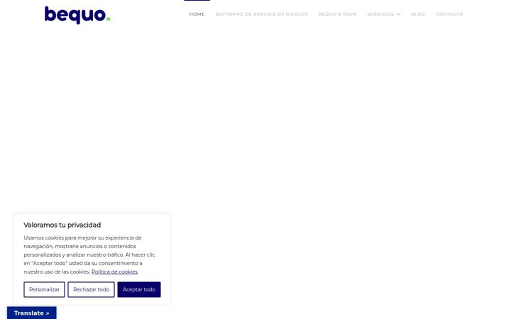 Screenshot of bequo.io