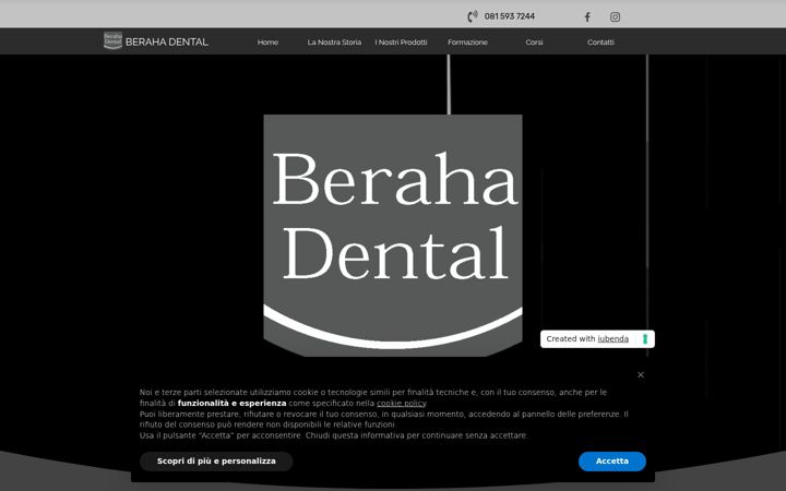 Screenshot of berahadental.it