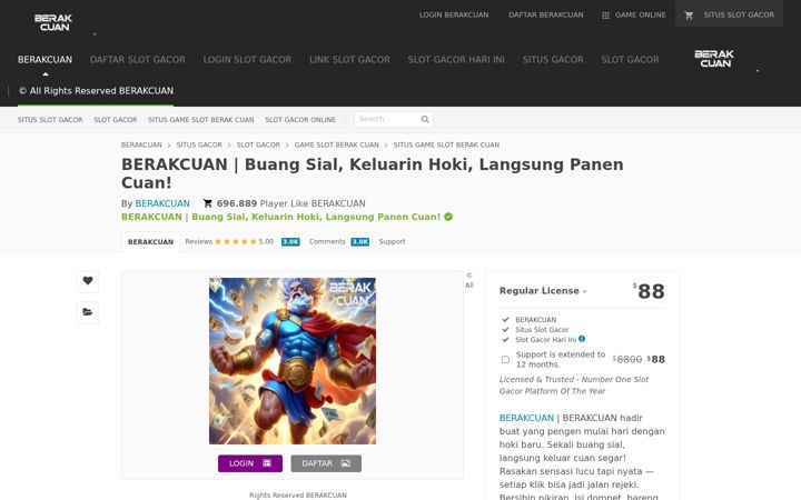Screenshot of berakcuan.com