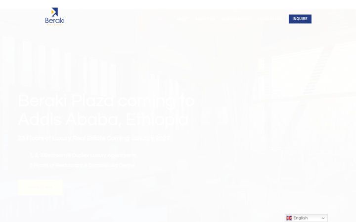 Screenshot of berakigroup.com