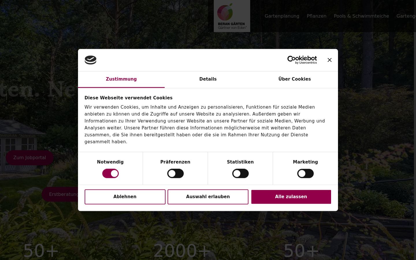 Ekraanipilt nõusolekubännerist, mida näidati enne mis tahes suhtlust
