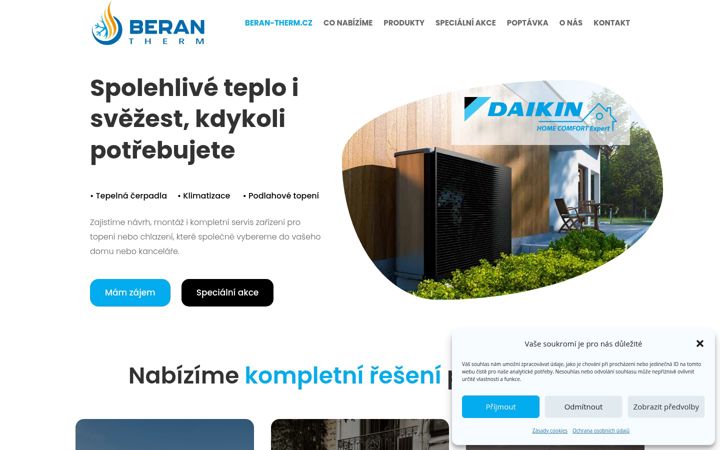 Screenshot ta' beran-therm.cz