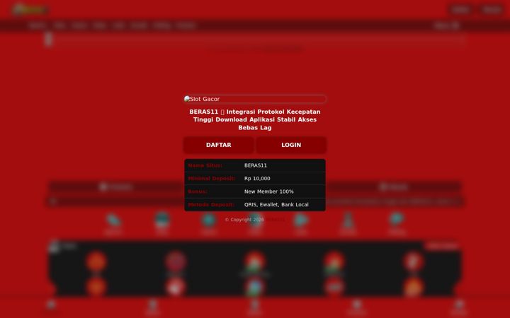Screenshot of beras11.net