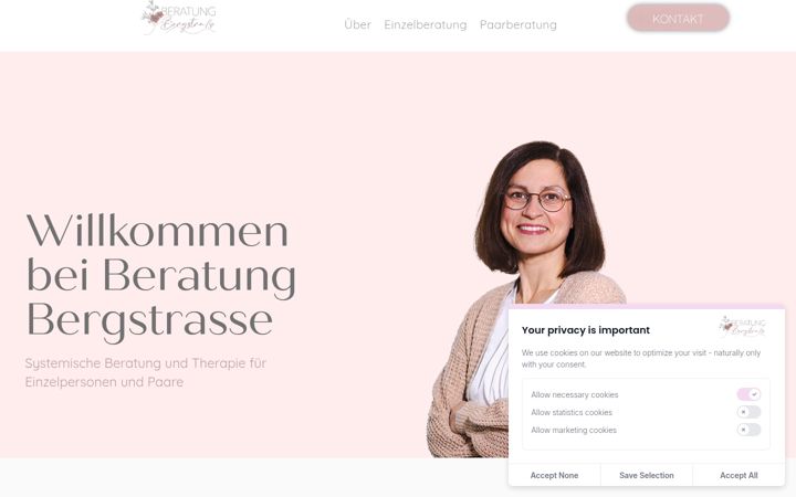 Captura de pantalla de beratung-bergstrasse.de