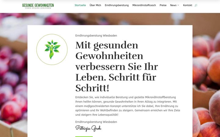Ekrano kopija beratung-groh.de