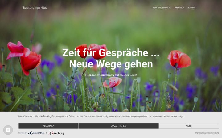 Screenshot of beratung-haege.de
