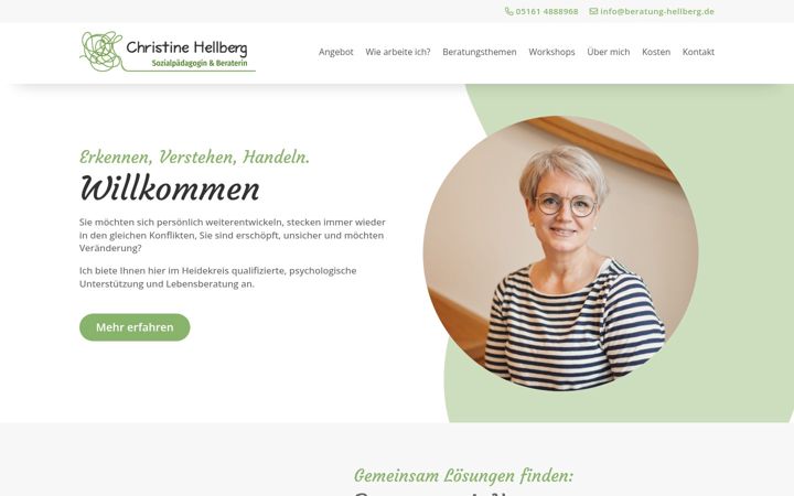 Captura de pantalla de beratung-hellberg.de