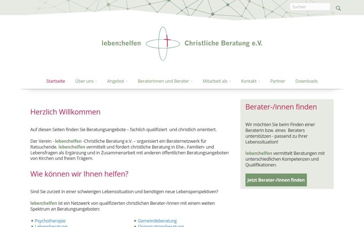 Screenshot of beratung-leben-helfen.de