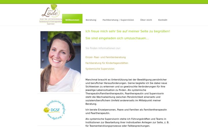 Screenshot of beratung-linde.de